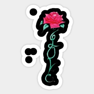 Rose Tattoo Sticker